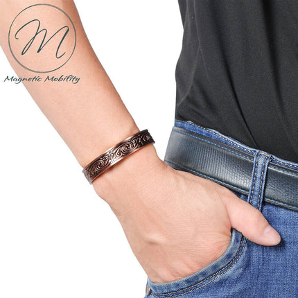 Feverfew Copper Bracelet