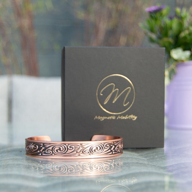 Feverfew Copper Bracelet
