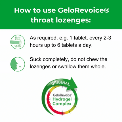 GeloRevoice Throat Lozenges - Cherry