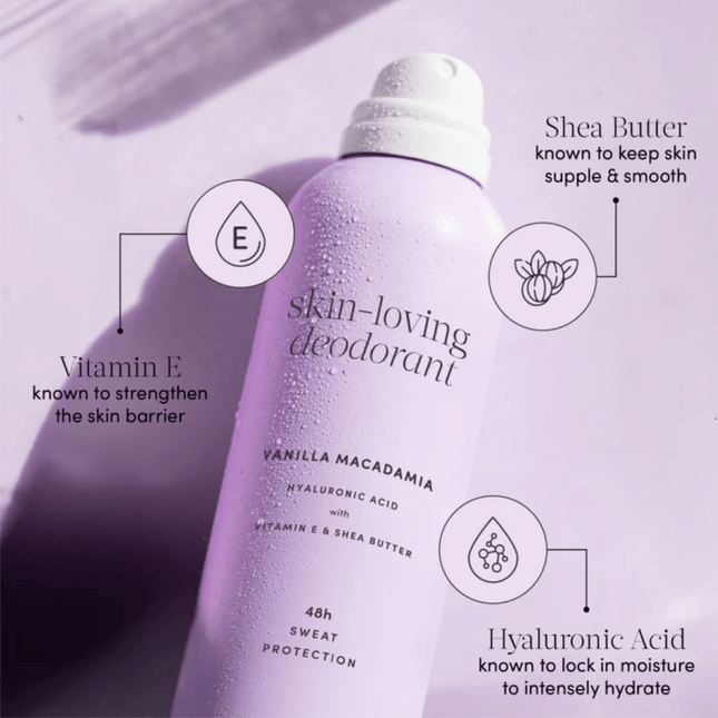 Gem Skin Loving Deodorant Spray Vanilla Macadamia 200ml