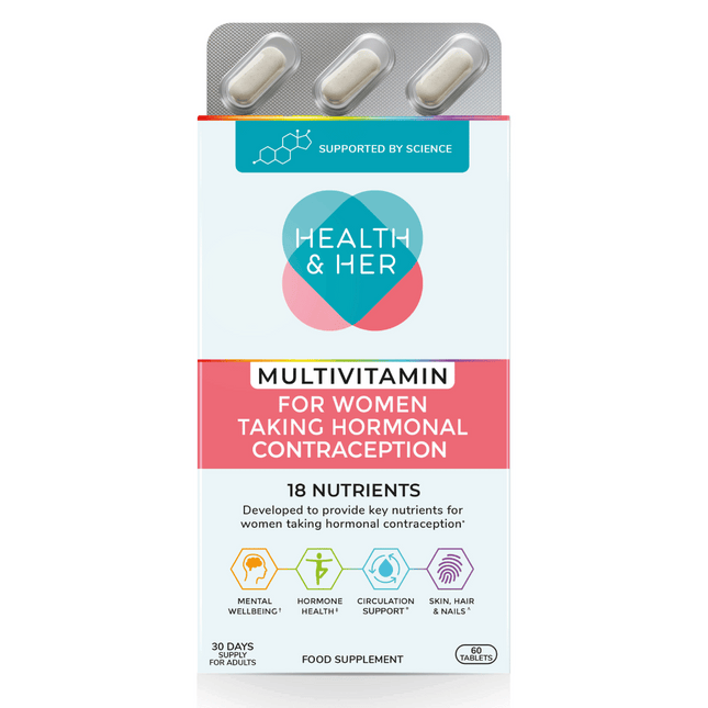 Health & Her Multivitamin for Women Taking Hormonal Contraception
