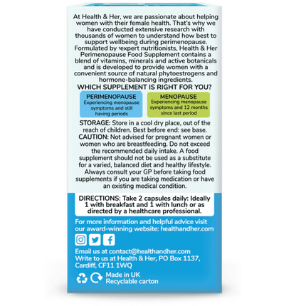 Health & Her Perimenopause Multi-Nutrient Support Supplement