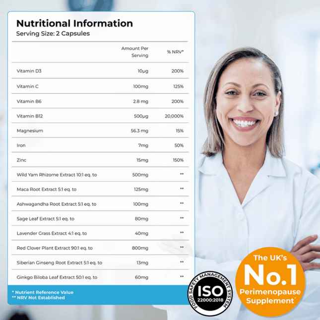 Health & Her Perimenopause Multi-Nutrient Support Supplement