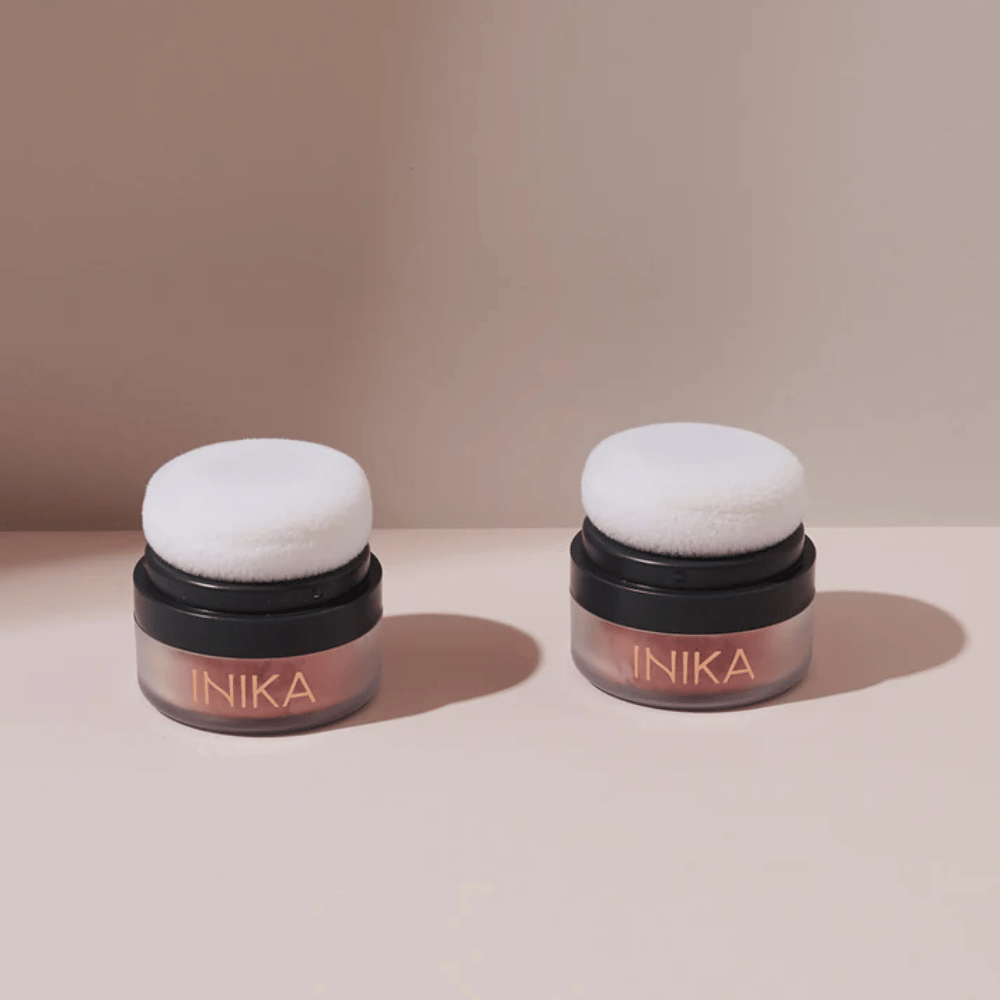 
                  
                    Load image into Gallery viewer, INIKA Organic Mineral Blush Puff Pot (Rosy Glow)
                  
                