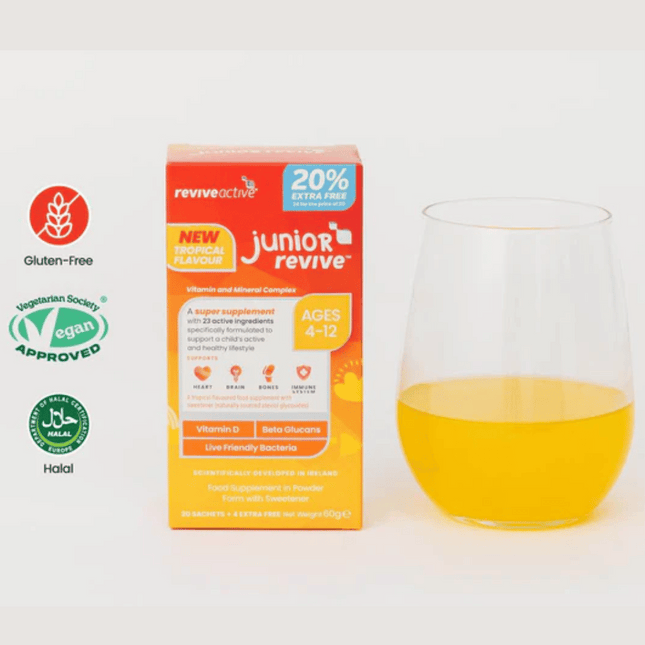 Revive Active Junior Revive Tropical Flavour 20% Extra Free + Free Shaker