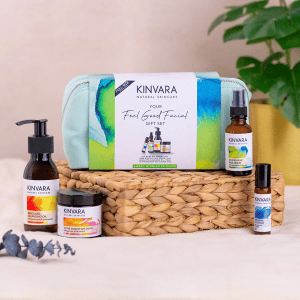 
                  
                    Load image into Gallery viewer, Kinvara Natural Skincare Feel Good Facial Gift Set
                  
                