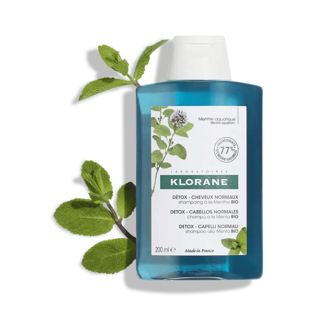 Klorane Protective Detox Shampoo with Aquatic Mint 200ml