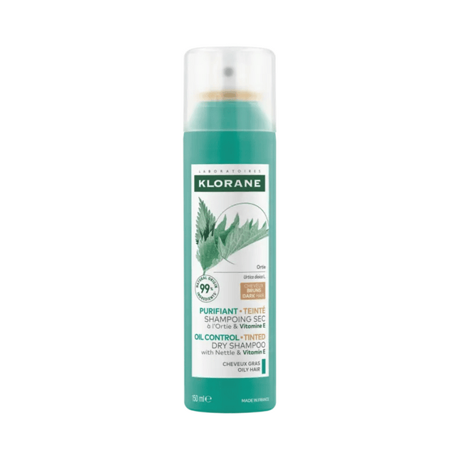 Klorane Dry Shampoo with Nettle & Vitamin E - Tinted 150ml