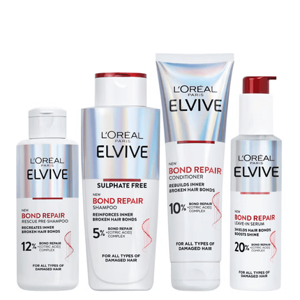 L'Oreal Elvive Bond Repair Full Routine Bundle