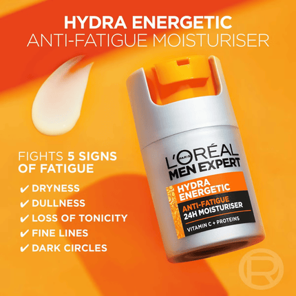 L'Oréal Men Expert Hydra Energetic Daily Anti-Fatigue Moisturising Lotion 50ml