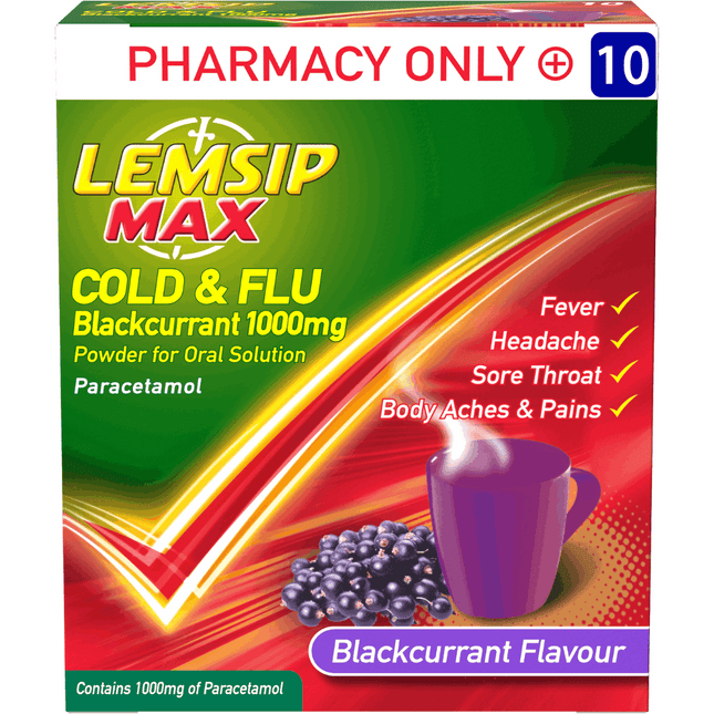 Lemsip Max Blackcurrant 10's