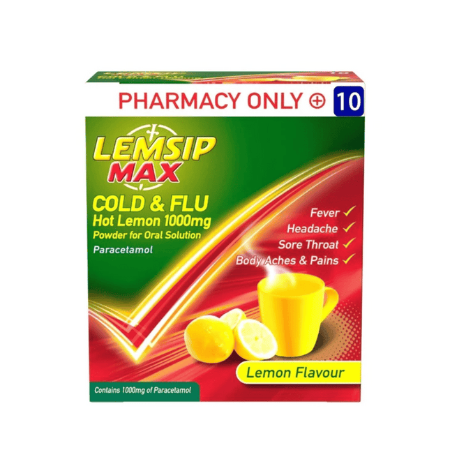 Lemsip Max Cough & Cold Lemon / 10's