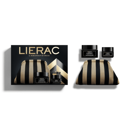 Lierac PREMIUM Voluptous Cream Set in Gold Pouch
