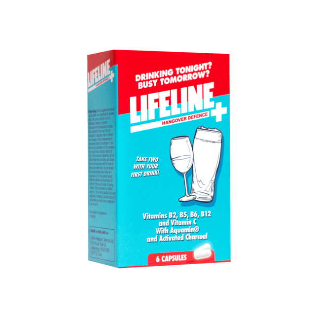 Lifeline Hangover Defence Pocket Pack - 6 caps