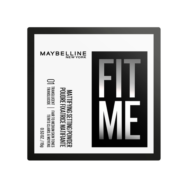 Maybelline Fit Me Mattifying Setting Powder 01 Translucent
