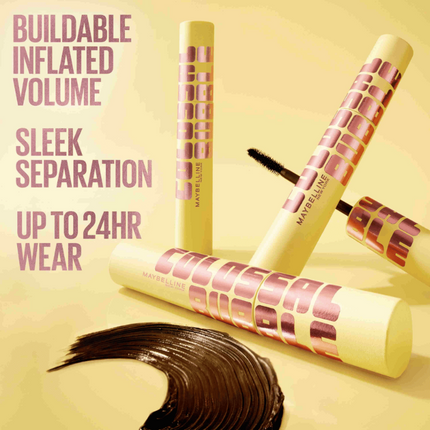 Maybelline New York - Colossal Bubble Washable Mascara - Brownish Black