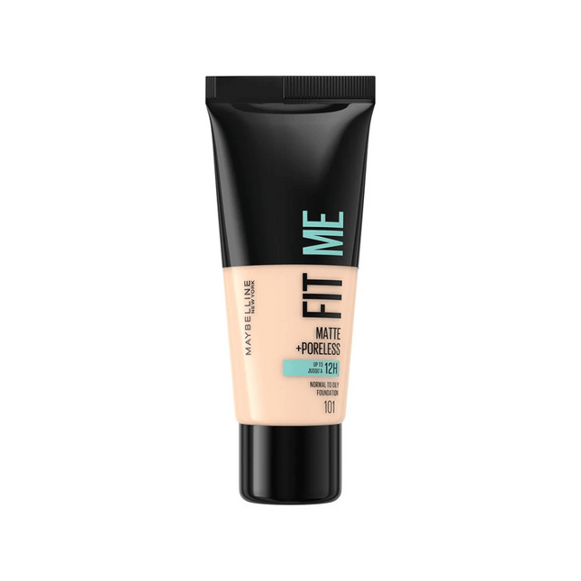 Maybelline New York Fit Me Matte + Poreless Foundation - 101 True Ivory