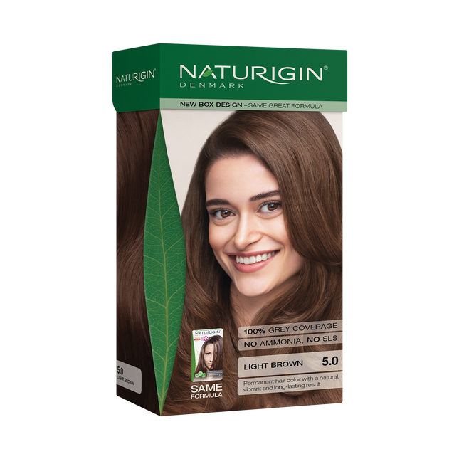 Naturigin Light Brown 5.0 Permanent Hair Colour