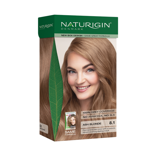 Naturigin Ash Blonde 8.1 Permanent Hair Colour