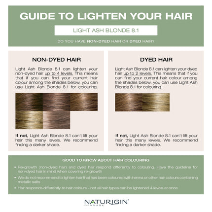 Naturigin Ash Blonde 8.1 Permanent Hair Colour - product image 4
