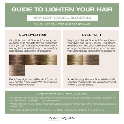 Naturigin Light Blonde 9.0 Permanent Hair Colour - product image 4
