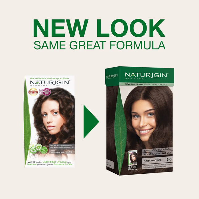 Naturigin Dark  Brown 3.0 Permanent Hair Colour