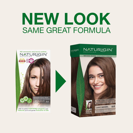 Naturigin Light Brown 5.0 Permanent Hair Colour
