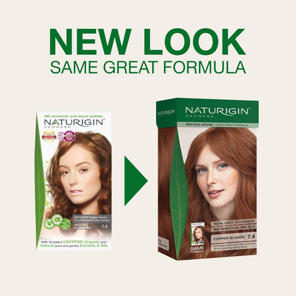 Copper Blonde 7.4 Permanent Hair Colour