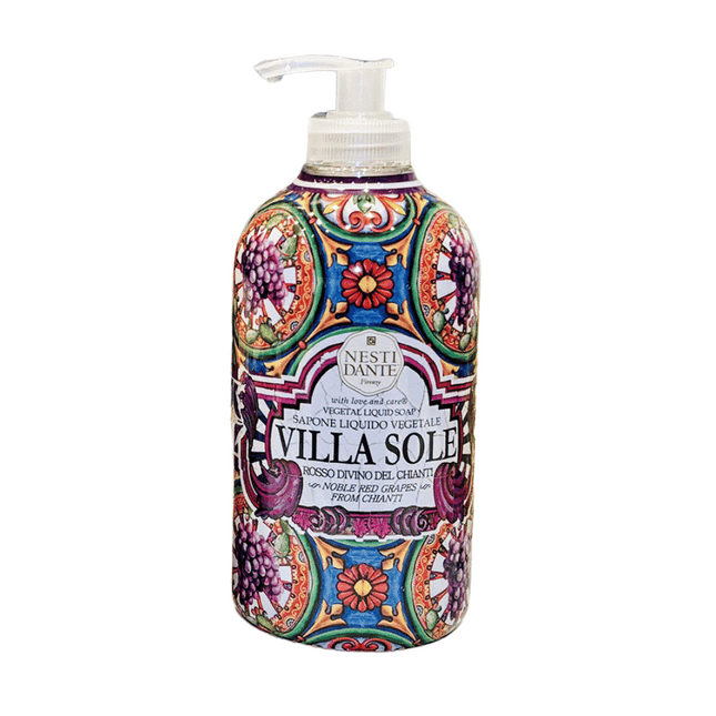 Nesti Dante Villa Sole Rosso Divino Liquid Soap 500ml