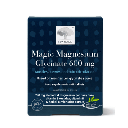 New Nordic Magic Magnesium Glycinate 600mg / 60 tablets