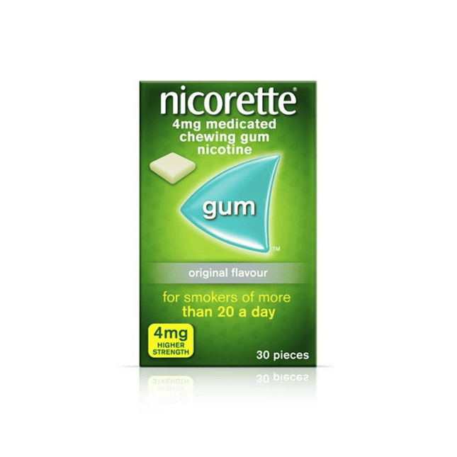 Nicorette 4mg Gum Original - 30 Pieces