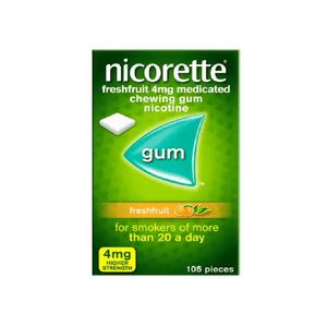 
                  
                    Load image into Gallery viewer, Nicorette 4mg Gum Freshfruit - 105 Pieces
                  
                