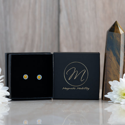 Birthstone Magnetic Stud Earrings