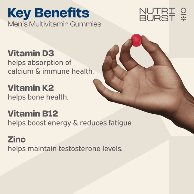 Nutriburst Men’s Multivitamin 60 Gummies - product image 2