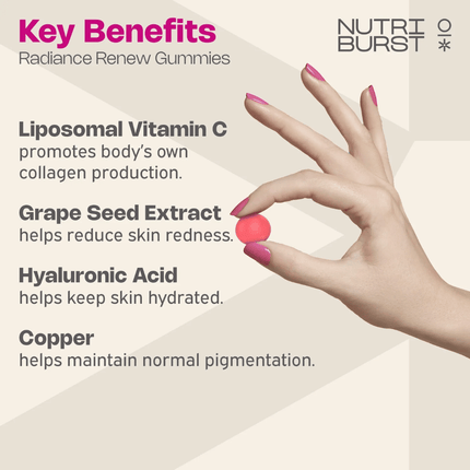 Nutriburst Radiance Renew 60 Gummies - product image 2