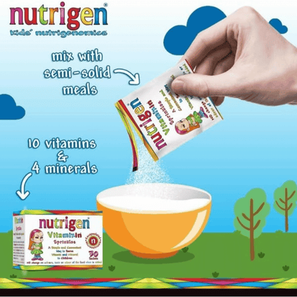 Nutrigen Vitamixin Sprinkles – multivitamin and Mineral Powder 30 sachets