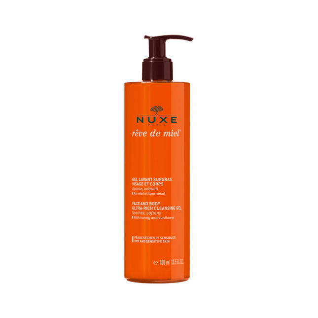 Nuxe Rêve De Miel Face And Body Ultra-Rich Cleansing Gel 400 ml