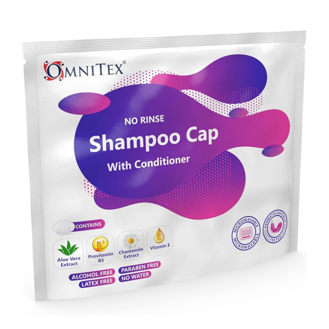 Omnitex Premium Rinse Free Shampoo Cap