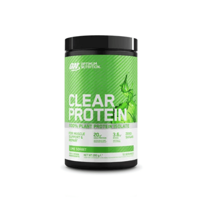 Optimum Nutrition Clear Protein 100% Plant Protein Isolate / Lime Sorbet 280g