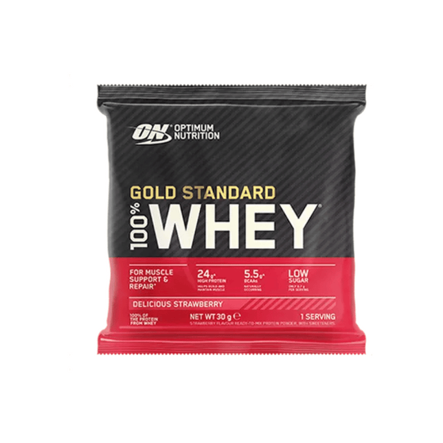 Optimum Nutrition Gold Standard 100% Whey Sachets / Strawberry 30g