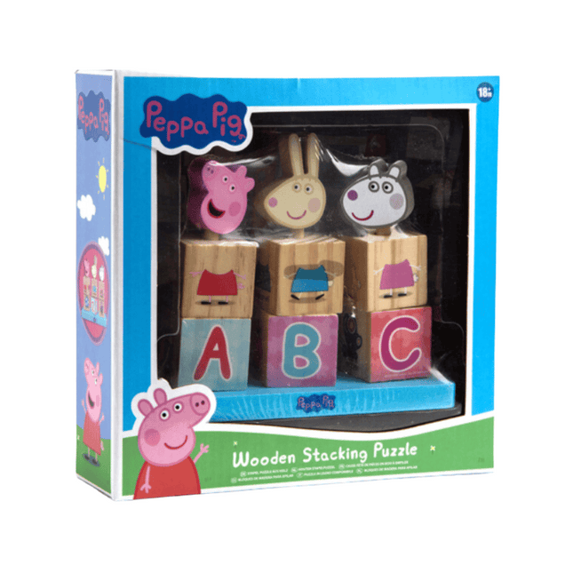 Peppa Pig Wooden Stacking Puzzle