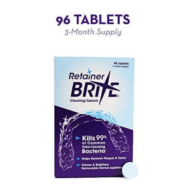 Retainer Brite Cleaning Tabs 96 Pack