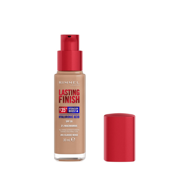 Rimmel London Lasting Finish 35 Hour Foundation - 201: Classic Beige