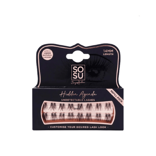 SOSU Hidden Agenda Lash Refill Packs - BLACK 14mm