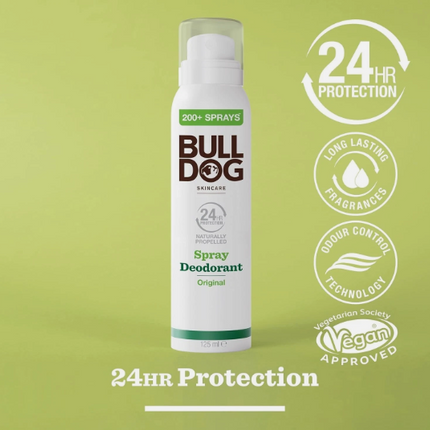 Bulldog Spray Deodorant Original 125ml