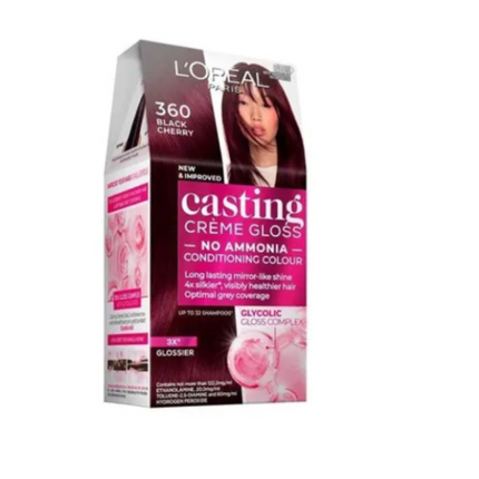 L'Oreal Casting Creme Gloss 360 Black Cherry Semi Permanent Hair Dye