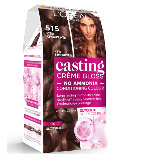 L'Oreal Casting Creme Gloss Iced Chocolate 515 Semi Permanent Hair Dye