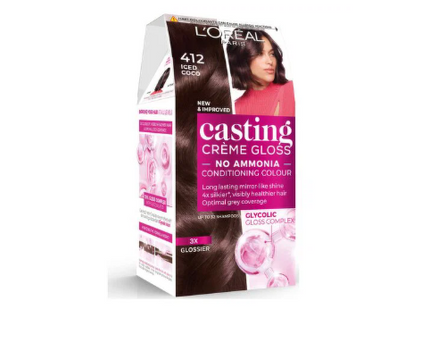 L'Oreal Casting Crème Gloss 412 Iced Cacao Semi Permanent Hair Dye