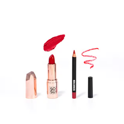 Sosu Lip Set Seduction Lipstick + Mini Lip Liner