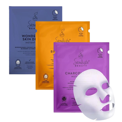Seoulista Beauty Instant Facial Trio - Mix